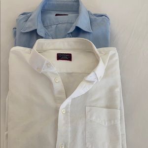 Two men’s untuckit shirts!